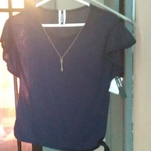 Navy blue shirt